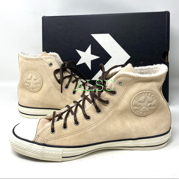 Converse Ctas Suede High Top light Bisque Suede W - Picture 7 of 9
